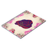 Rote Rose Notizblock (Linke Seite)