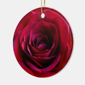 Rote Rose Ornament Personalisierte Rose Dekoration (Links)