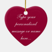 Rote Rose Ornament Romantische Rose (Hinten)