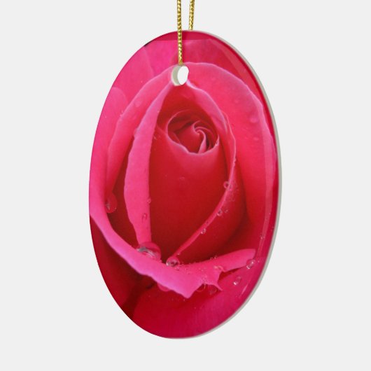 Rote Rose Ornament Romantische Rose (Links)
