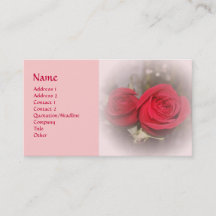 Rote Rose Pair Business Card