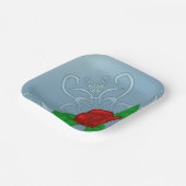 Rote Rose Paper Teller (Gewinkelt)