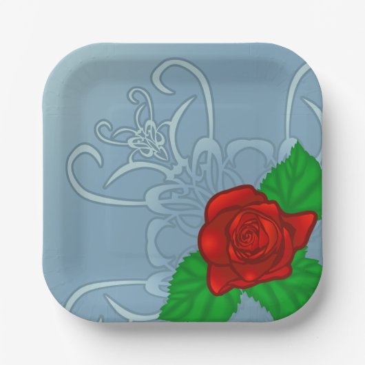 Rote Rose Paper Teller (Vorderseite)