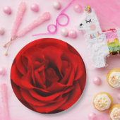 Rote Rose-Papier-Party-Teller Pappteller (Party)