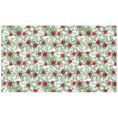 Rote Rose Peony Tischdecke (Vorderseite (Horizontal))