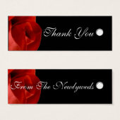 Rote Rose Personalisierter Text für benutzerdefini (Vorne & Hinten)