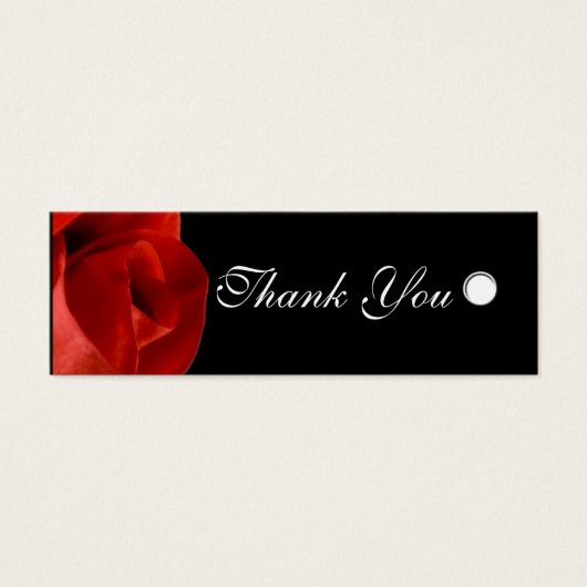 Rote Rose Personalisierter Text für benutzerdefini (Vorderseite)