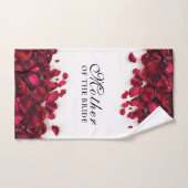 Rote Rose Petals Hochzeit Mutter der Braut Handtuch (Handtuch)