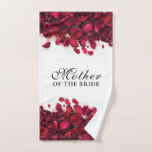 Rote Rose Petals Hochzeit Mutter der Braut Handtuch (Handtuch)