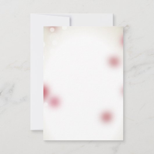 Rote Rose Petals Liebe Herz Save the Date (Rückseite)