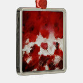 Rote Rose Petals Malerei Art Ornamente (Rechts)