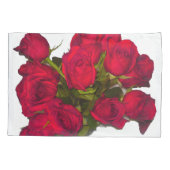 Rote Rose Pillow Case Kissenbezug (Rückseite)