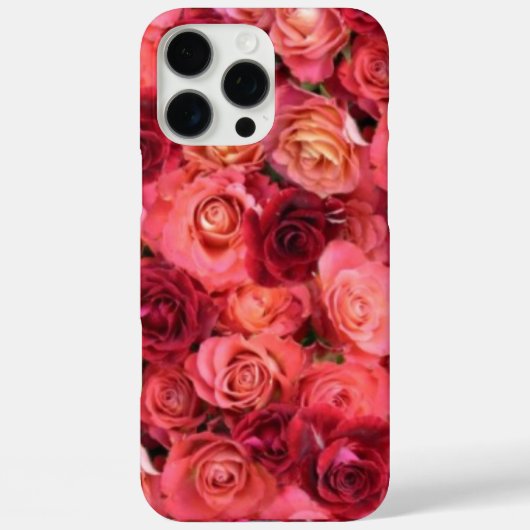 Rote Rose PINK Case-Mate iPhone Hülle (Rückseite)