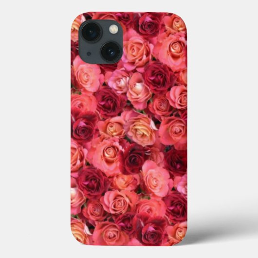 Rote Rose PINK Case-Mate iPhone Hülle (Rückseite)