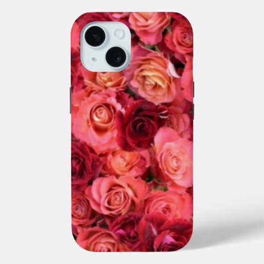 Rote Rose PINK Case-Mate iPhone Hülle (Rückseite)