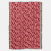 Rote Rose PINK Decke (Vorderseite Vertikal)