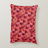 Rote Rose PINK Dekokissen (Rückseite(Vertikal))