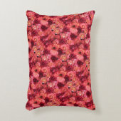 Rote Rose PINK Dekokissen (Vorderseite(Vertikal))