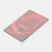 Rote Rose Post-it Klebezettel (angewinkelt)
