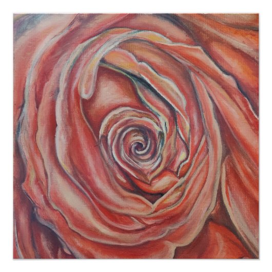 Rote Rose Poster (Vorderseite)