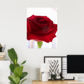 Rote Rose Poster (Heimbüro)