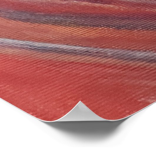 Rote Rose Poster (Ecke)