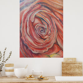 Rote Rose Poster