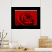 Rote Rose Poster (Küche)