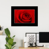 Rote Rose Poster (Heimbüro)
