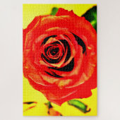 Rote Rose Puzzle (Vertikal)
