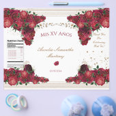 Rote Rose Quinceañera Chip Bag Wrapper Flyer (Einzeln)
