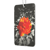 Rote Rose Rectangle Air Freshener Autolufterfrischer (Links)