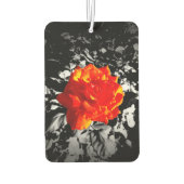Rote Rose Rectangle Air Freshener Autolufterfrischer (Rückseite)