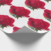 Rote Rose - Red rose Geschenkpapier (Ecke)