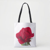 Rote Rose - Red rose Tasche (Vorderseite)