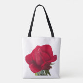 Rote Rose - Red rose Tasche (Rückseite)