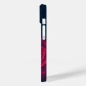 Rote Rose, Regentropfen Case-Mate iPhone Hülle (Rückseite / Links)