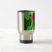 Rote Rose Reisebecher (Mittel)