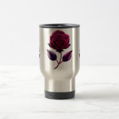 rote Rose Reisebecher (Mittel)