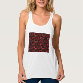 Rote Rose-Riegel oben Tank Top