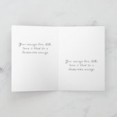 Rote Rose Romantik I Liebe Sie Geburtskarte (Innenseite)