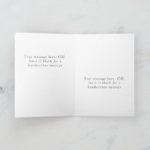 Rote Rose Romantik I Liebe Sie Geburtskarte (Innenseite)