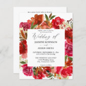 Rote Rose & Rosa Bläserei 1 Hochzeit (Vorne/Hinten)