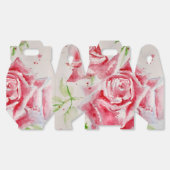 Rote Rose Rose Blume Muster Papier Party-Platte Geschenkschachtel (Ungeklappt)