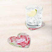 Rote Rose Rose Blume Muster Papier Party-Platte Untersetzer (Vor Ort)