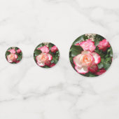 Rote Rose Rose Blumengebirge Foto Frauen Geburtsta Konfetti (Vorderseiten)