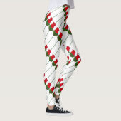 Rote Rose Rose Valentinstag Blume Leggings (Rechts)