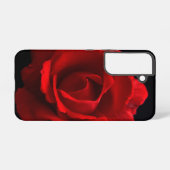 Rote Rose Samsung Galaxy Hülle (Rückseite (Horizontal))