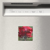Rote Rose Save the Date Magnet (In Situ (Geschirrspüler))