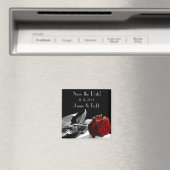 Rote Rose Save the Date Magnet (In Situ (Geschirrspüler))